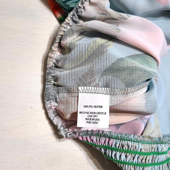 NWT Amanda Uprichard Deep V-Neck Faux-Wrap Sleeveless Open Back Top - Picture 6 of 6